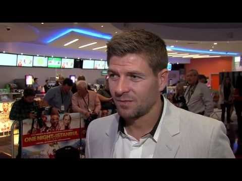 Steven Gerrard at One Night In Istanbul Premiere