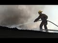Incendio en negocios de alrededores del parque Centenario