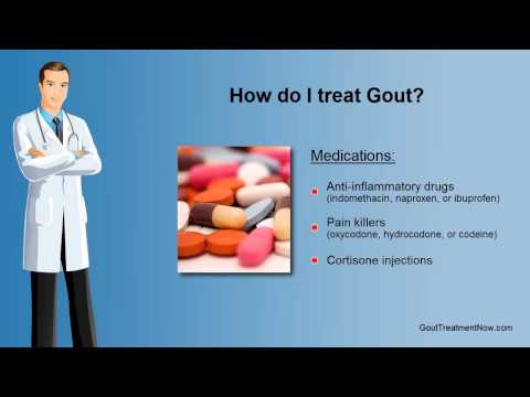 how to treat gouty arthritis