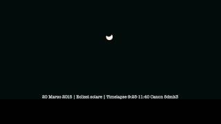 Potenza | Eclissi Solare 2015 | Timelapse 09:25-11:40 am