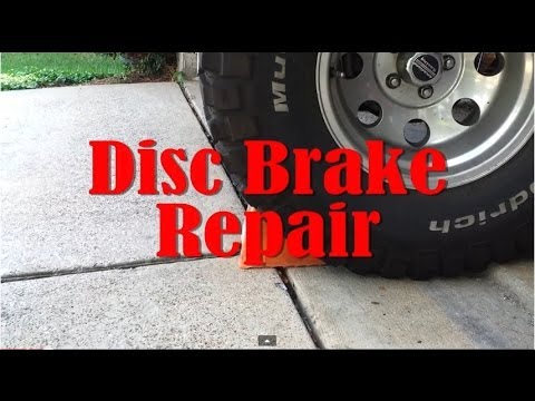 Disc Brake Repair on 1998 Jeep Cherokee