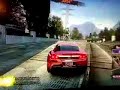 Platinum red gt concept car on burnout (video)
