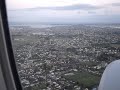 Landing at Auckland NZ Rwy 23L Rt Side