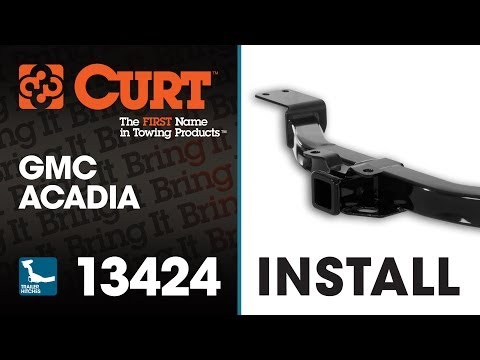 Trailer Hitch Install: CURT 13424 on GMC Acadia