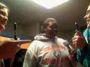 Me and my roomie and a floormate of ours got bored and decided to sing N'Sync cuz we're cool like that.