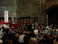 Leonardo Boff a l'església del Pi