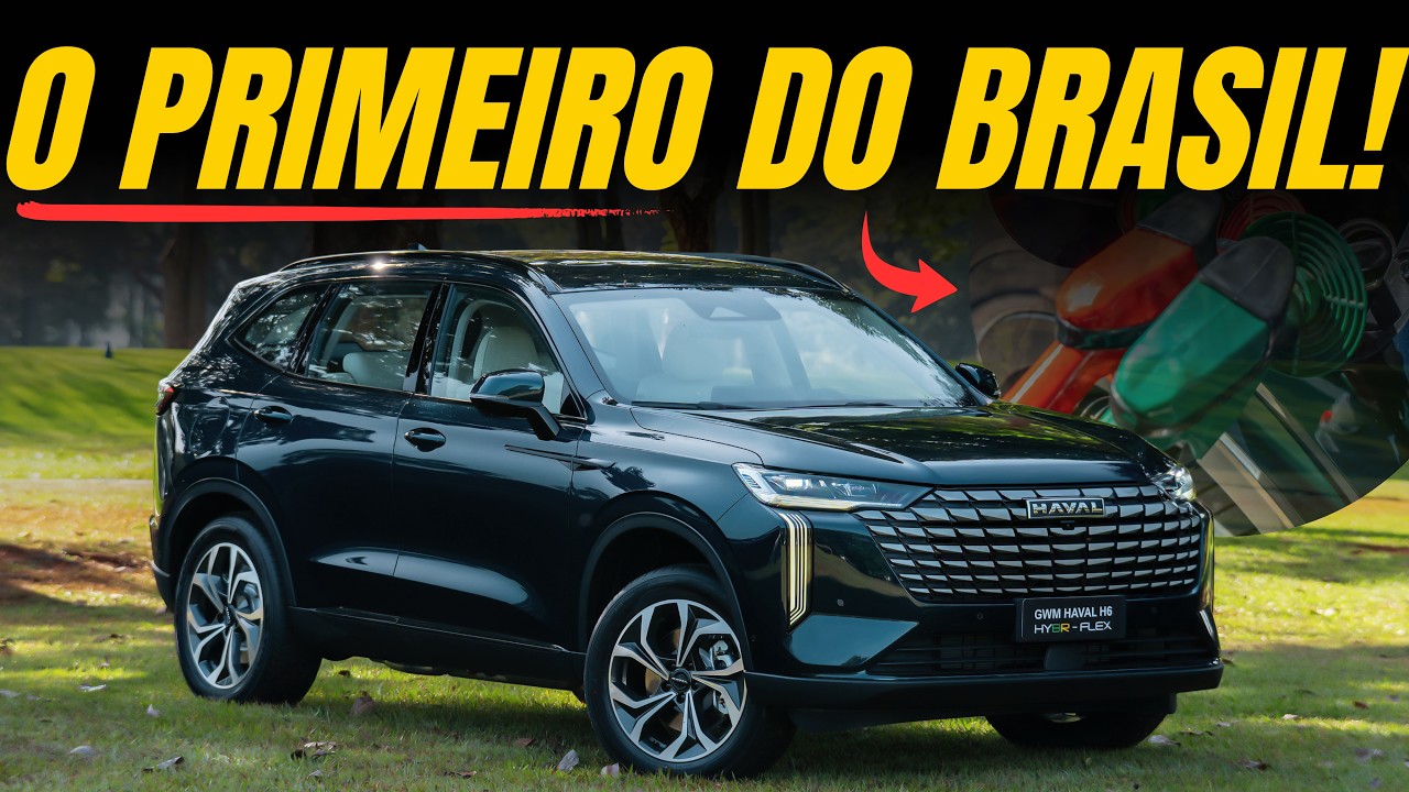 PRIMEIRO HÍBRIDO PLUG-IN FLEX DO BRASIL! Haval H6 A Partir de R$199.900. Confira!