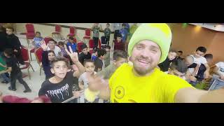 تحدي عمو الطيب مع اطفال مخيم الفوار الحلوين