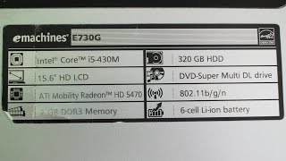 How To (i) Open And Clean Fan In Emachines E730G