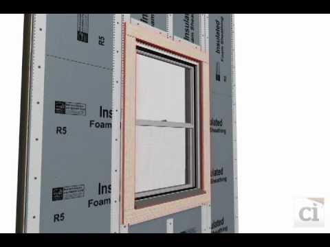 how to install tyvek drainwrap