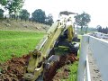 Trenching with the Yanmar