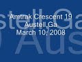 The Amtrak Crescent #19 Austell,Ga 3-10-08 B32-8WH Unit!©