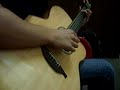 Lowden guitar--flower