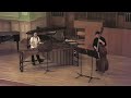 Three Movements for Marimba and Double Bass