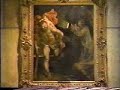 this ad for ultima edoxus tells us what happens if we play the game. we take a short trip through an art museum, looking at some fabulous paintings done by an artist. however we then see the stuff the srtist puts out after he starts playing ultima: exodus and well, you can see for yourself. 