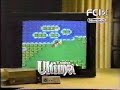 this ad for ultima edoxus tells us what happens if we play the game. we take a short trip through an art museum, looking at some fabulous paintings done by an artist. however we then see the stuff the srtist puts out after he starts playing ultima: exodus and well, you can see for yourself. 