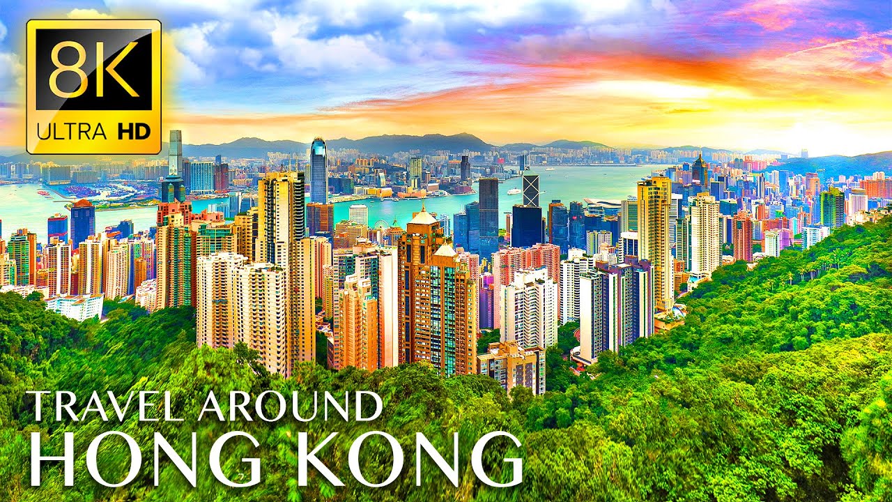 HONG KONG: Amazing Tour in 8K ULTRA HD - Best Hong Kong Travel with Relaxing Music 8K TV