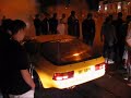 V8 Porsche 924 + Turbo GSXR burnout at the Ace Caf�