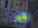 Supermarket - Eyetrack and Heatmap using Computer Vision based Human Visual Attention model vs Real Eyetracking study - catalogue Carrefour