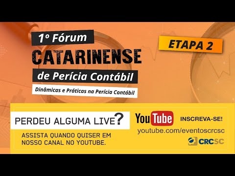 1° Fórum Catarinense On-line de Perícia Contábil 