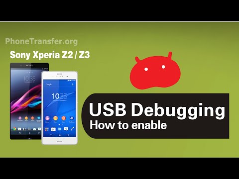 how to find usb debugging on xperia z