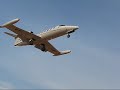 Lear Jet 35 pousando em Po�os de Caldas-MG