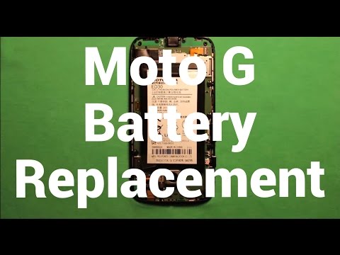 how to replace a moto g battery