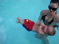 Swimming baby