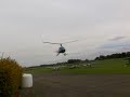 Helicopter Enstrom 280 FX Landing Helicopter Enstrom 280 FX Landing