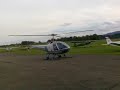 Helicopter Enstrom 280 FX Landing