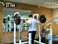 12July09 Low Bar Squat 295lbs x5 paused, 235x11, Clean Deadlift - max stim'ed 287lbs x8