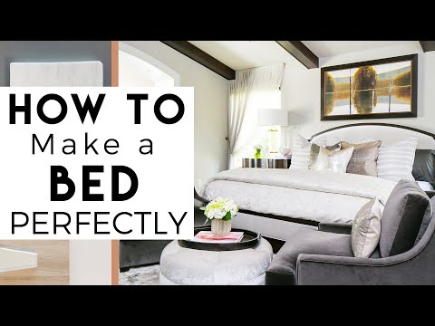 how to properly make a bed