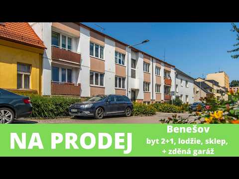 Video Prodej bytu 2+1, 70,30 m² s příslušenstvím a garáží přímo za domem