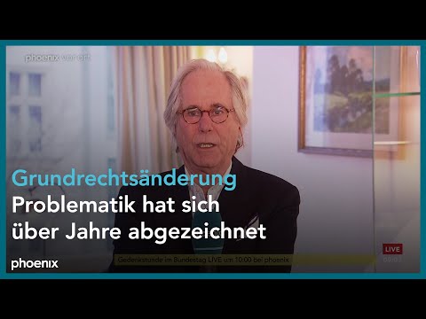 Prof. Ulrich Battis (Staatsrechtler) zu den Vorschläg ...