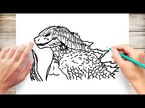 video-linktoworks-How To Draw Realistic Godzilla Step by Step - YouTube