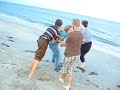 friends+ocean= wet?