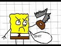 spongebob playing SAW