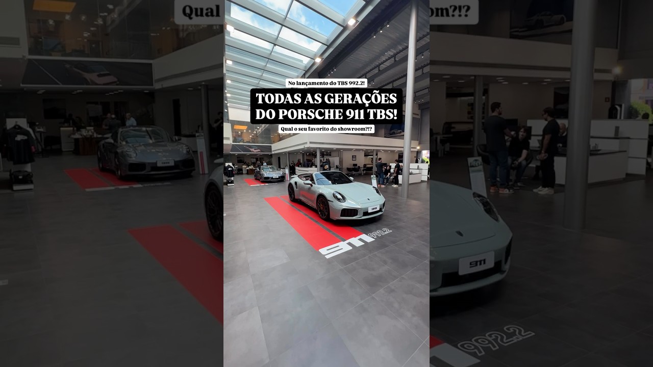 TODAS AS GERAÇÕES do PORSCHE 911 TURBO S!
