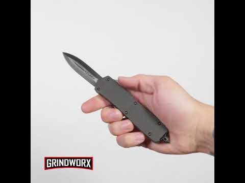 Night Owl Dagger D/A OTF Automatic Knife - Black Plain