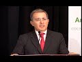 AS/COA: President of Colombia Alvaro Uribe