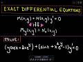 Exact Differential Equations