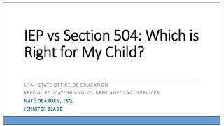 What is the Difference Between an IEP and a 504 Plan?
