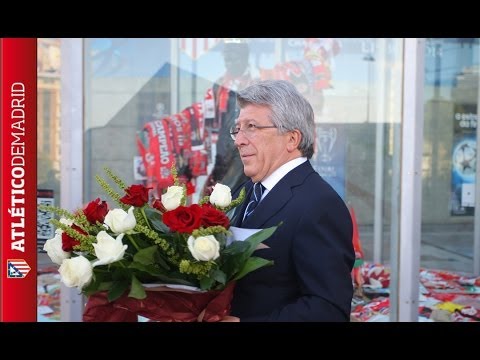Sentido homenaje atlético a Eusebio Sentido homenaje atlético a Eusebio