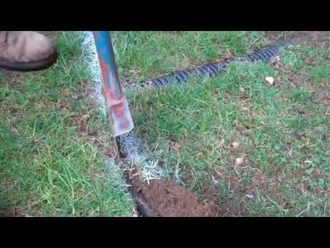 how to properly edge a lawn