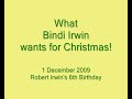 What Bindi Irwin wants for Christmas - Save Steve's Place!