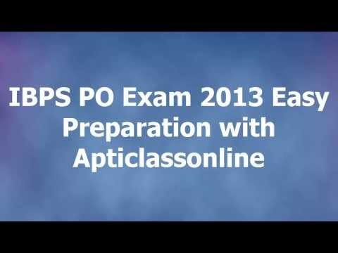 how to prepare for ibps so exam 2013