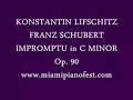 -the first of franz schubert's opus 90 impromptus