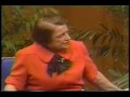 Ayn Rand on Donahue 1979 (1/5)