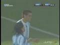 Great Riquelme Goal Assisted by Messi