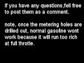 converting go-kart to E85